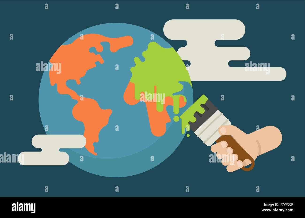Riscaldamento globale Illustrazione Vettoriale