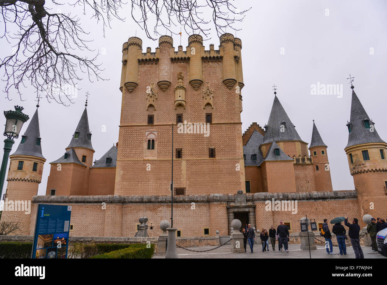 Alcazar de Segovia, Spagna Foto Stock