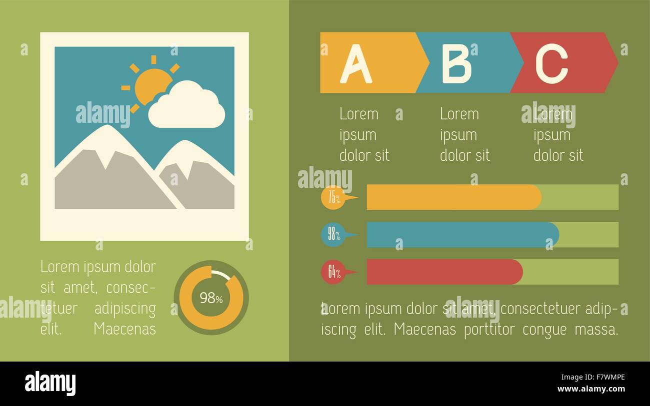 Viaggio elemento infografico Illustrazione Vettoriale