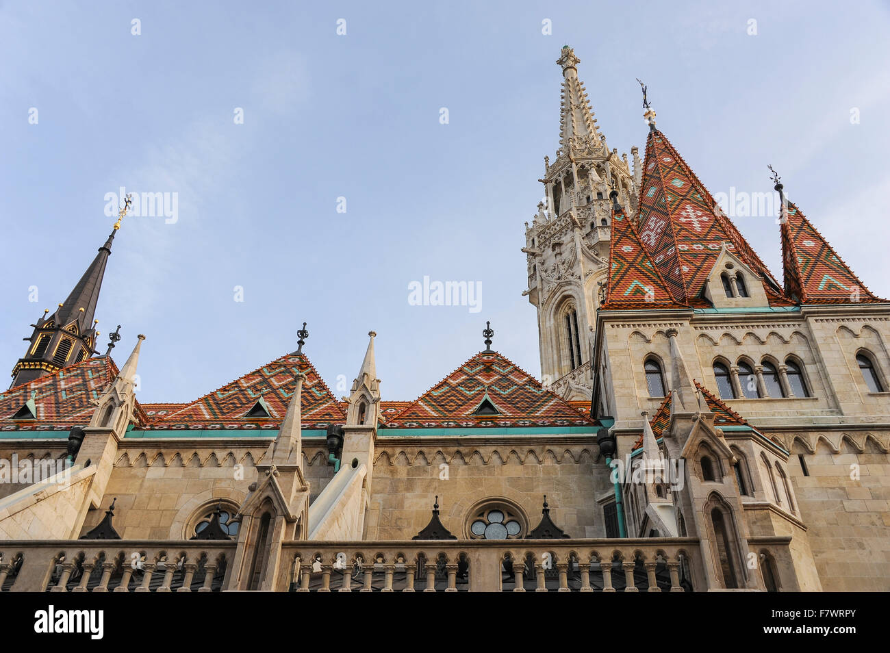Matyas Templom, Budapest, Ungheria Foto Stock