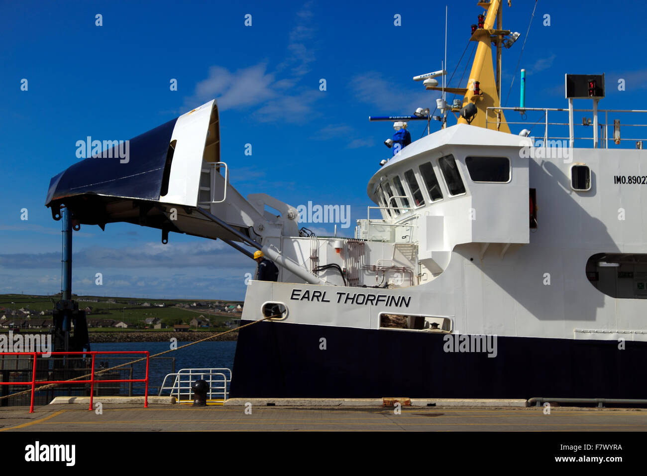 Traghetto Kirkwall Porto Isole Orcadi Scozia UK Foto Stock
