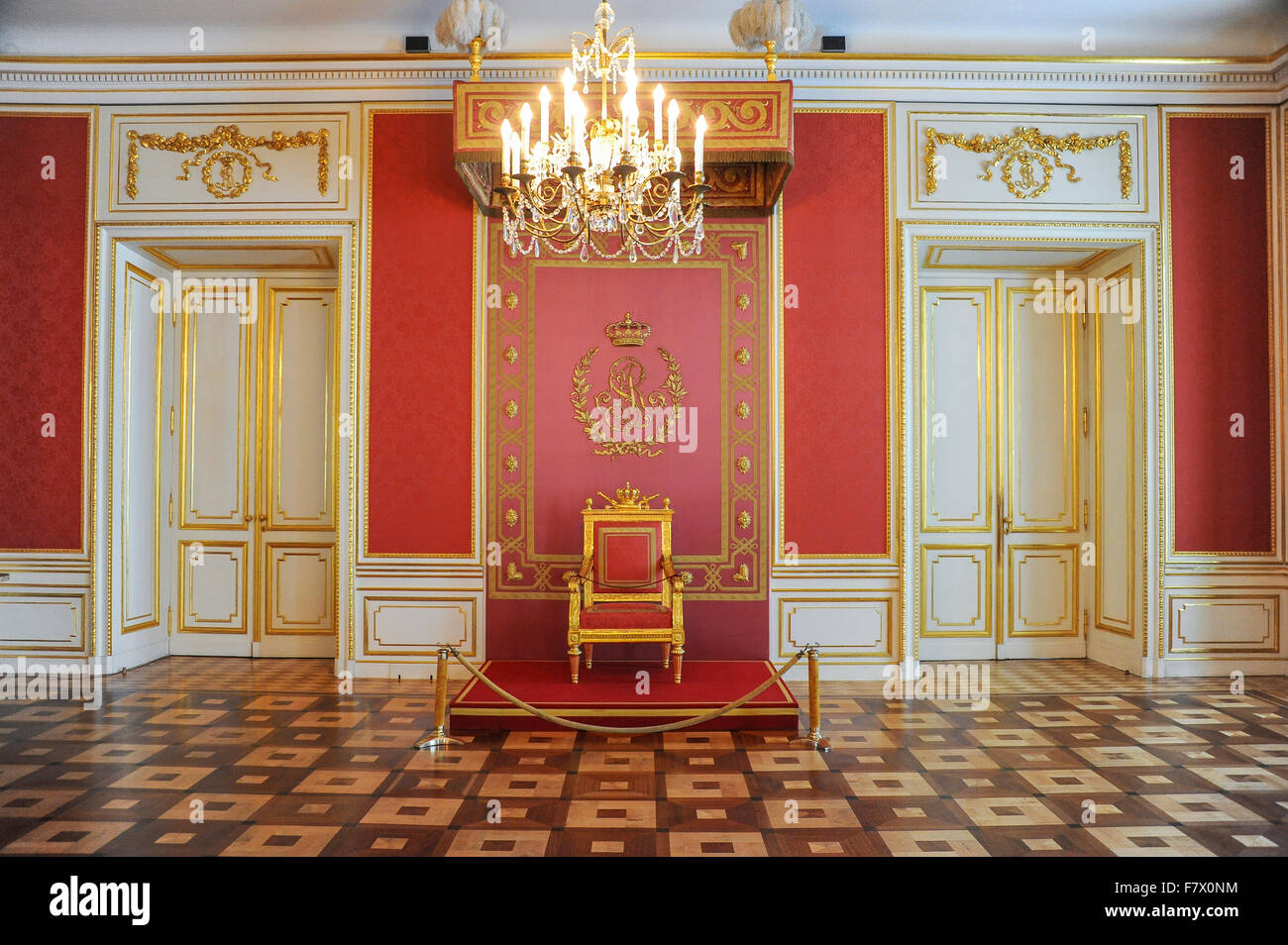 Vecchia Camera di pubblico nel Castello Reale di Varsavia, Polonia Foto Stock