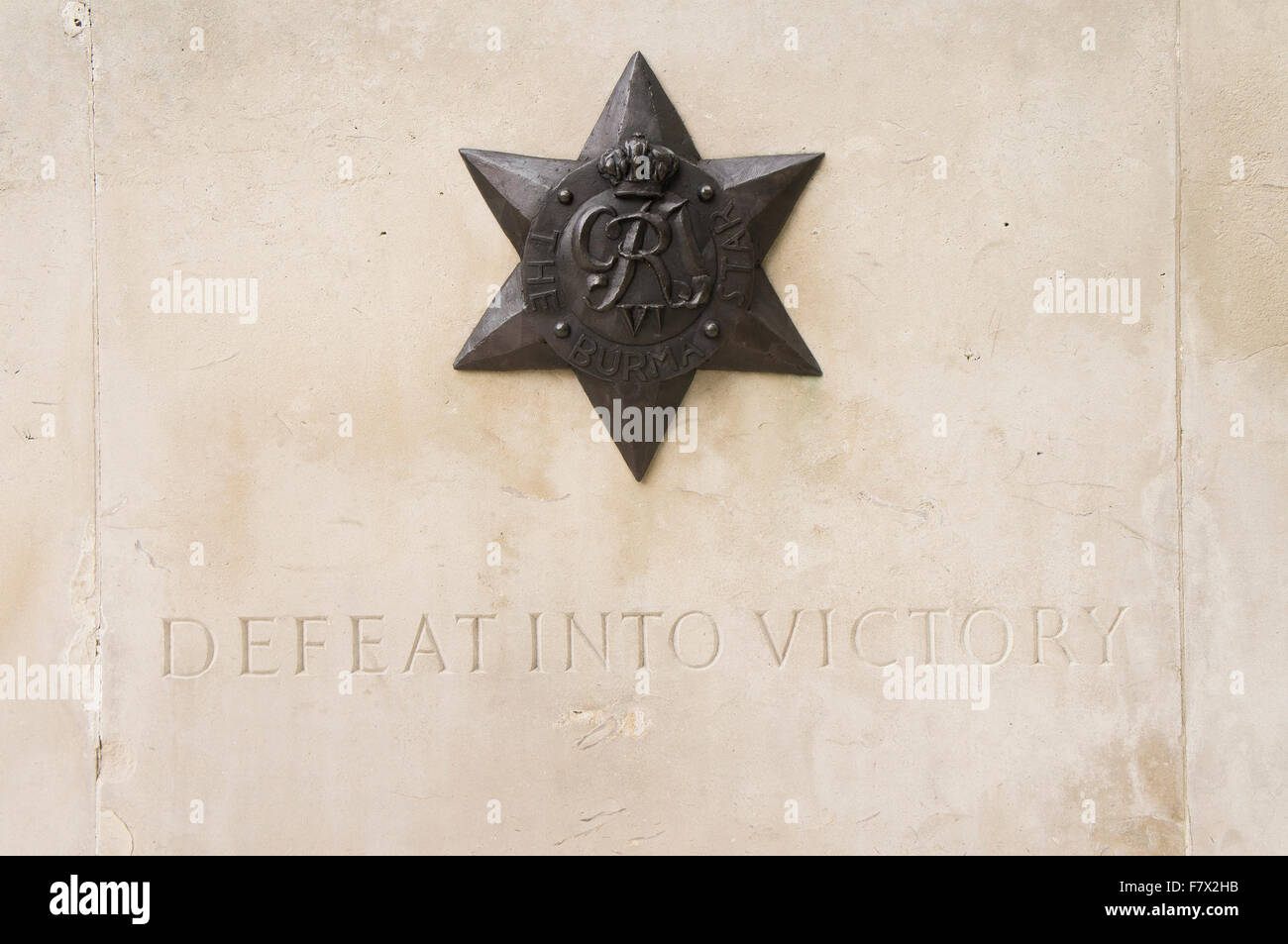 Maresciallo di Campo William Joseph Slim, primo Visconte Slim monumento Foto Stock