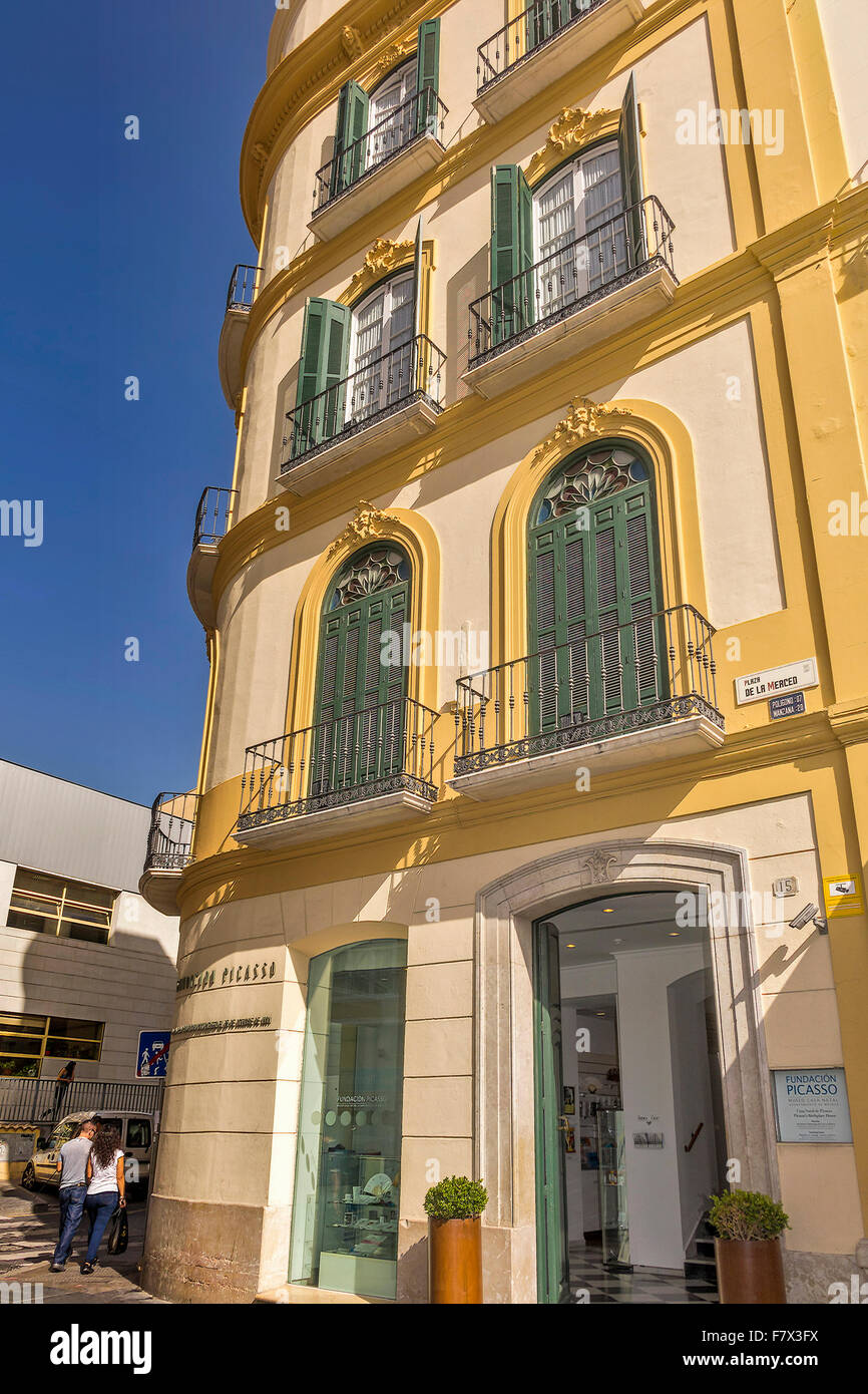 Il Museo di Picasso (luogo natale di Picasso) Malaga Andalusia Spagna Foto Stock