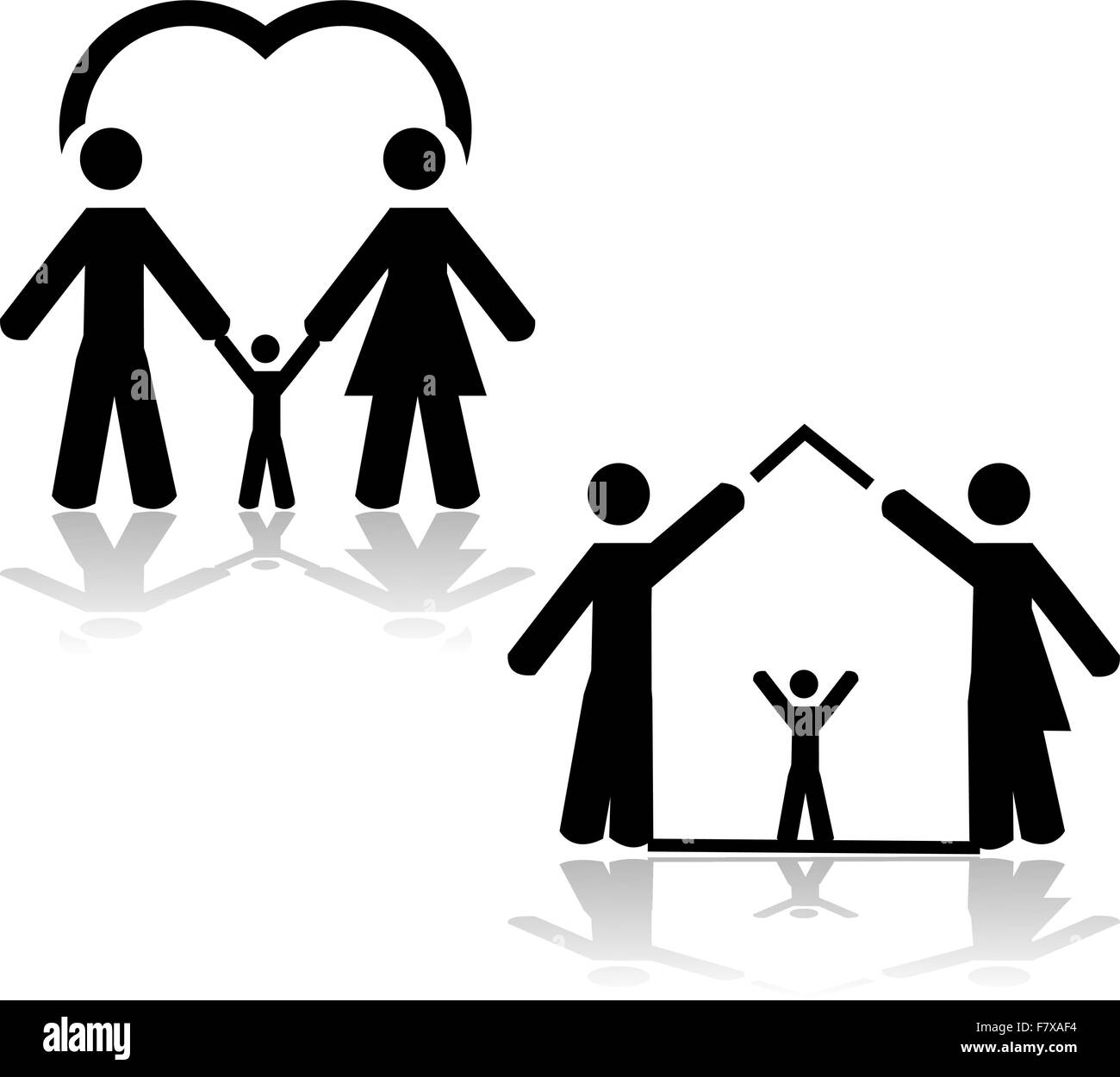 Vita familiare Illustrazione Vettoriale