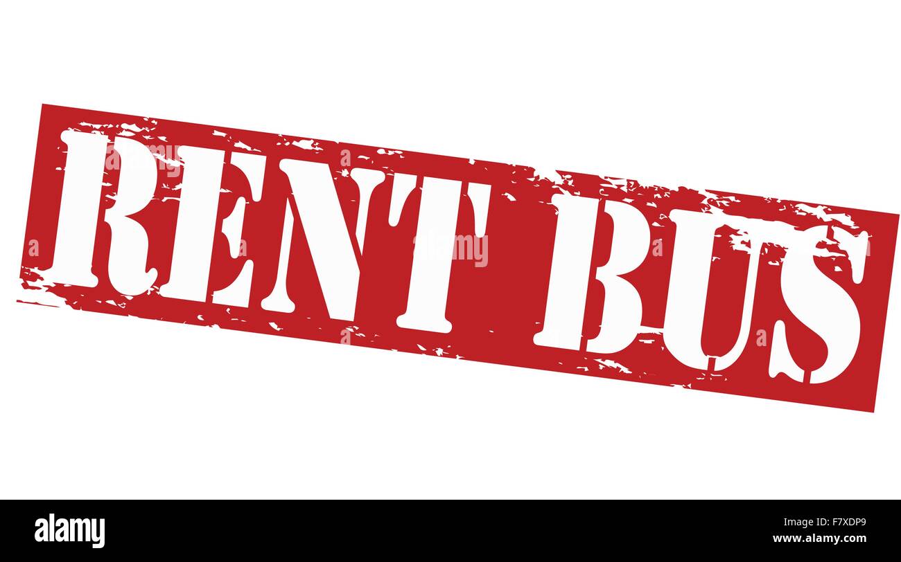 Noleggio autobus Illustrazione Vettoriale