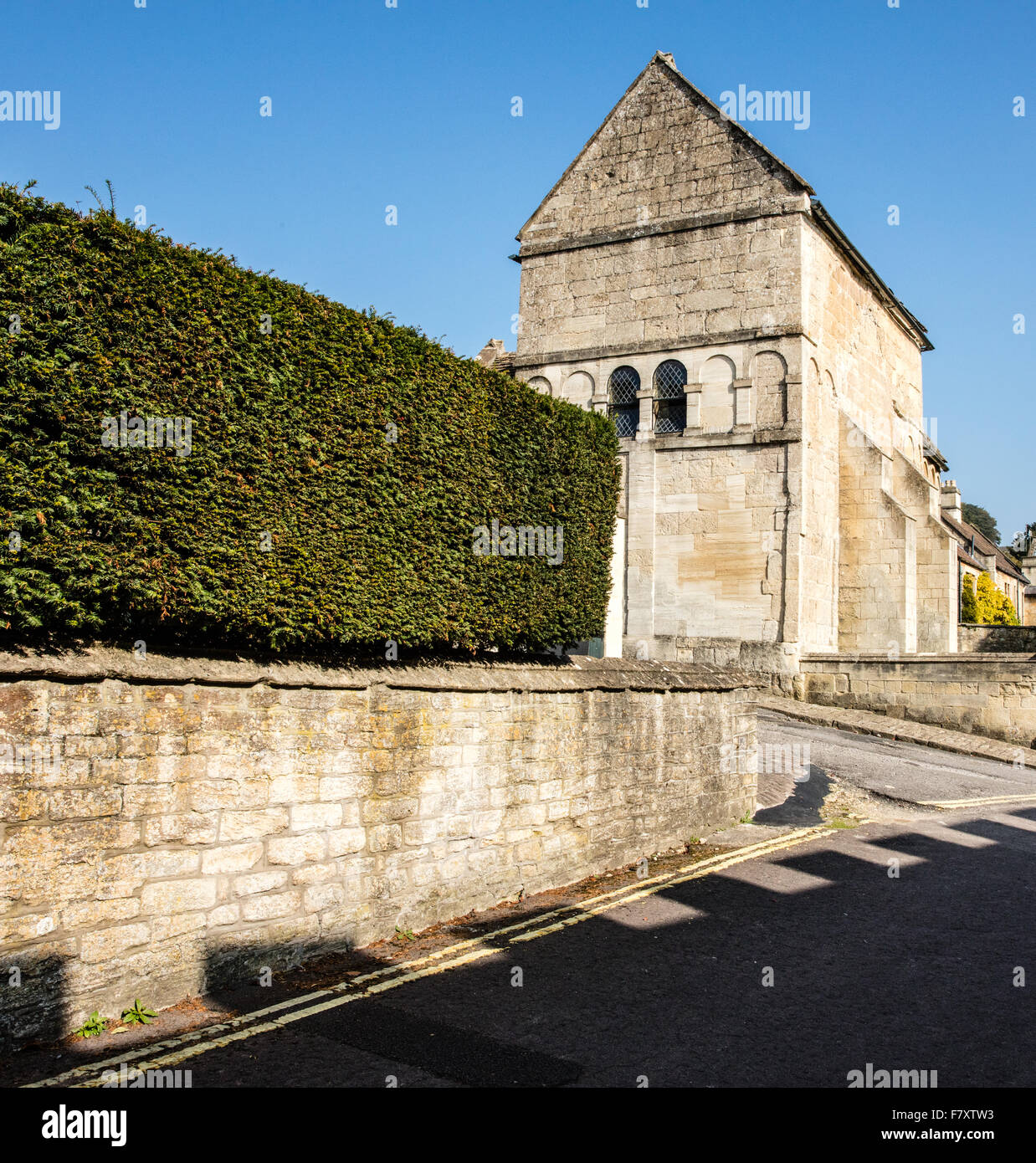Sassone - Chiesa di San Lorenzo in Bradford on Avon Wiltshire Foto Stock