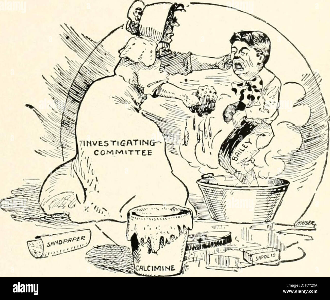 Il Bailey polemiche in Texas Foto Stock
