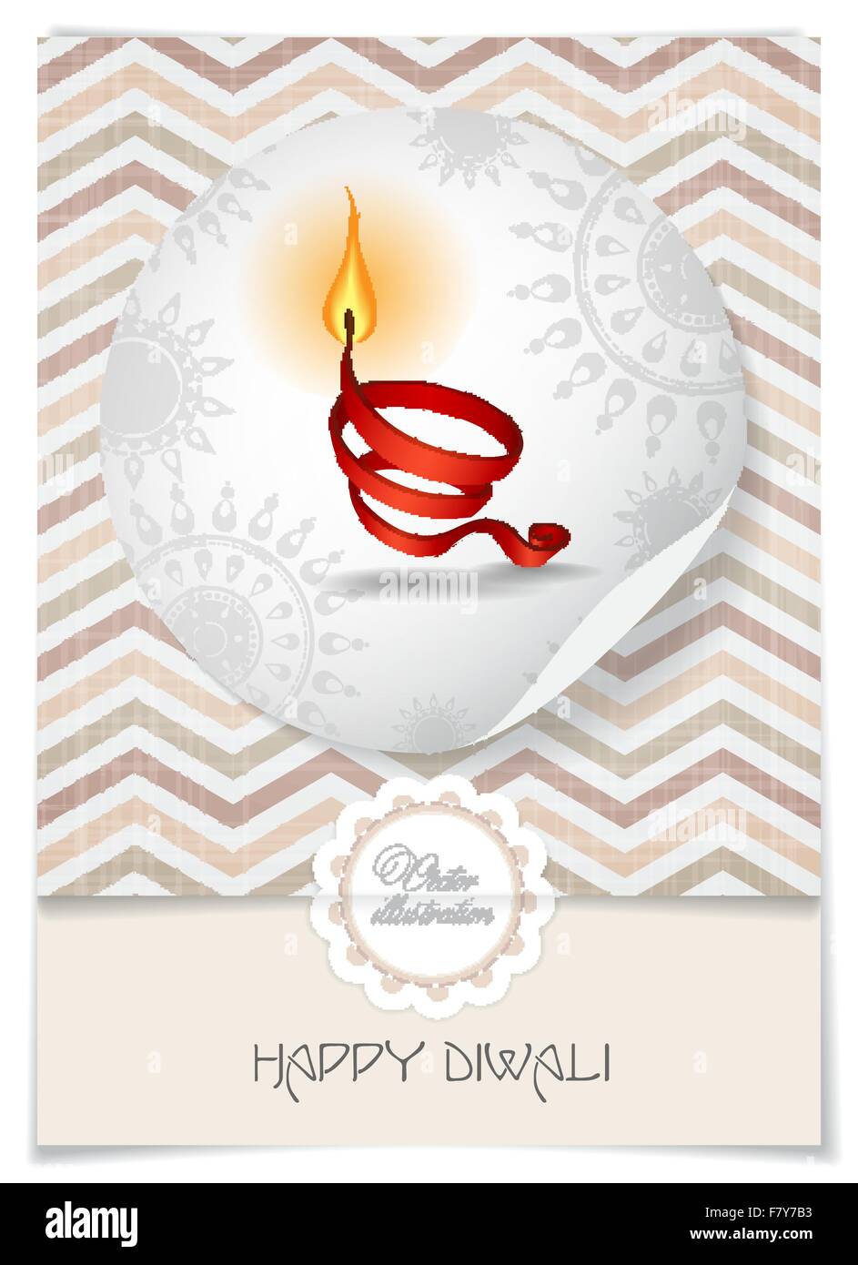 Biglietto di Auguri Design, template Illustrazione Vettoriale