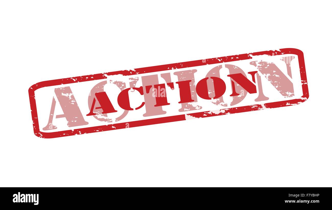 Azione Illustrazione Vettoriale