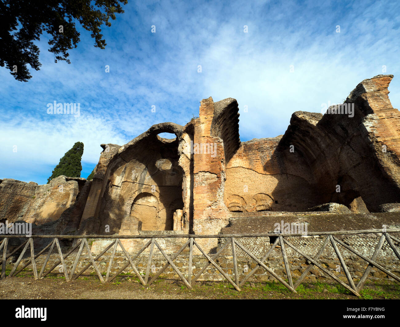 Bagni termali a di HadrianÔÇÖs Villa ( Villa Adriana ) vicino a Tivoli - Roma, Italia Foto Stock