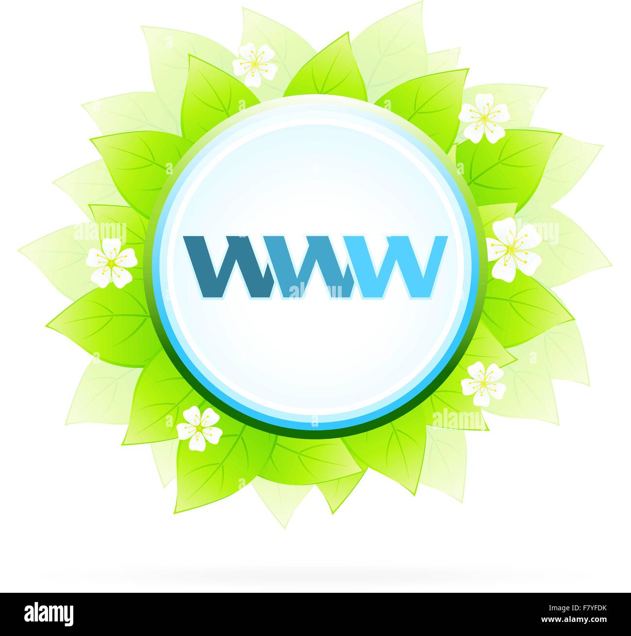 Icona WWW e Internet Illustrazione Vettoriale