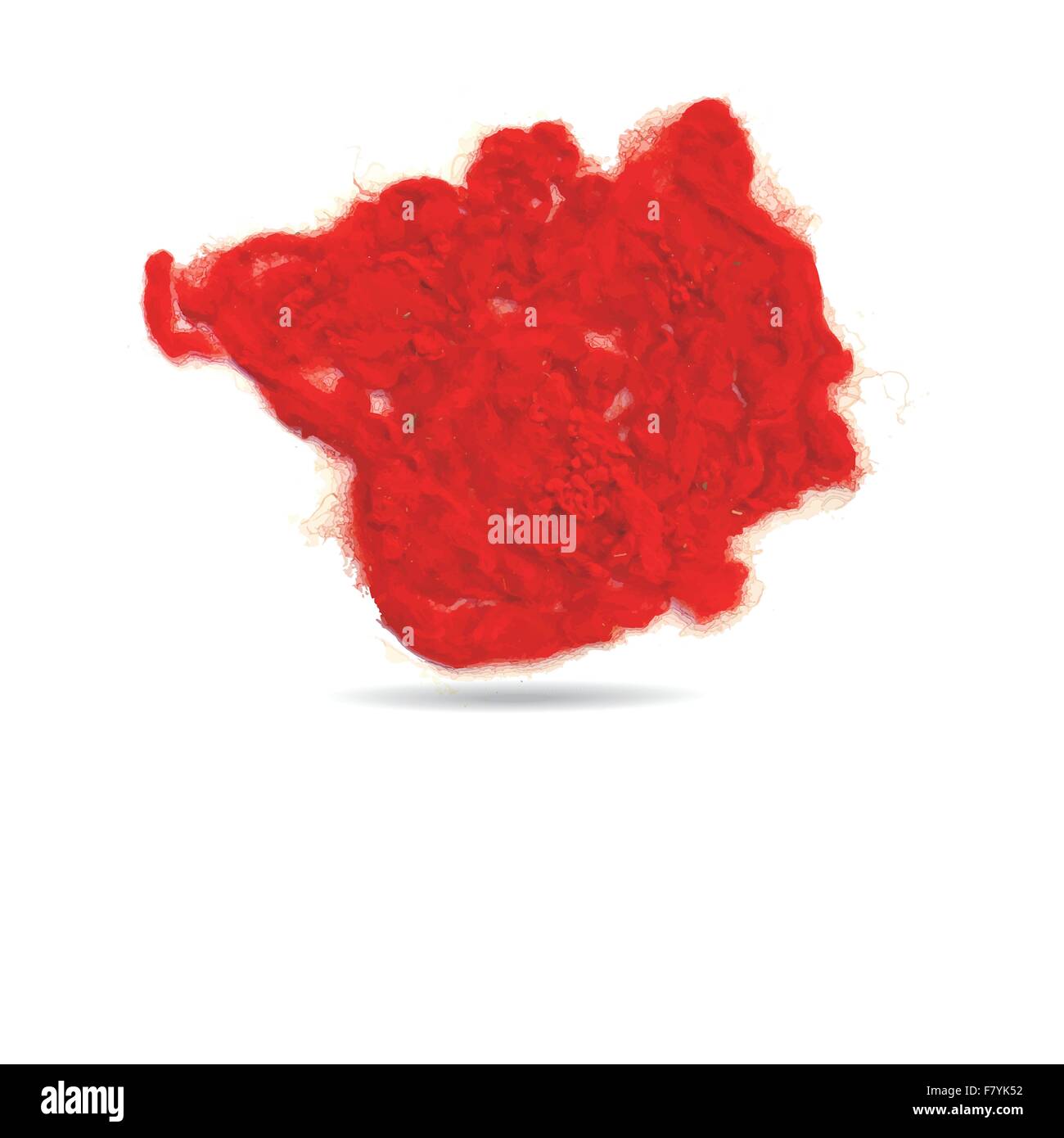 Abstract di colore rosso brillante banner. Discorso bolla da lana di pecora. Illustrazione Vettoriale per il web sfondo, flyer. Illustrazione Vettoriale