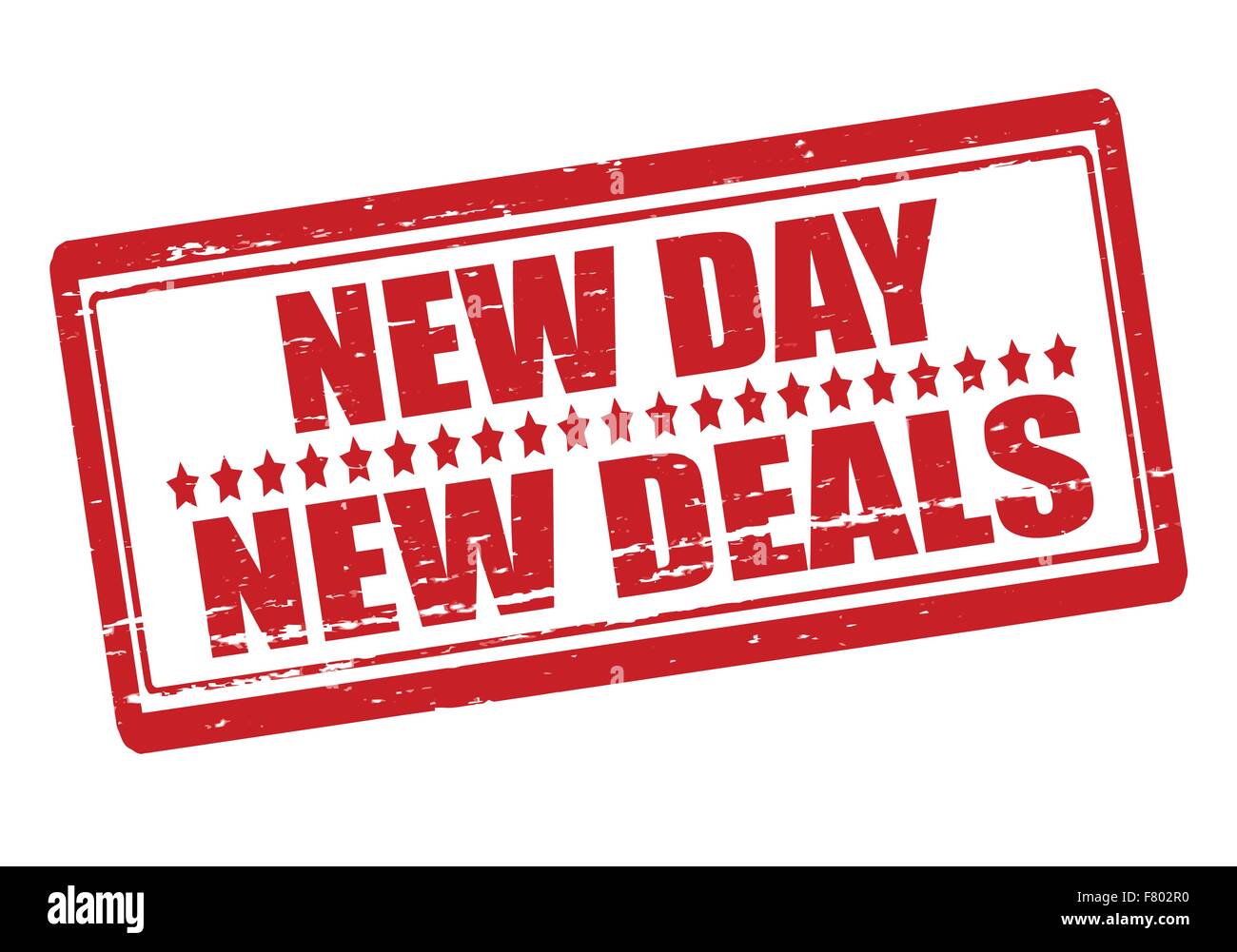 Nuovo giorno nuove offerte Illustrazione Vettoriale
