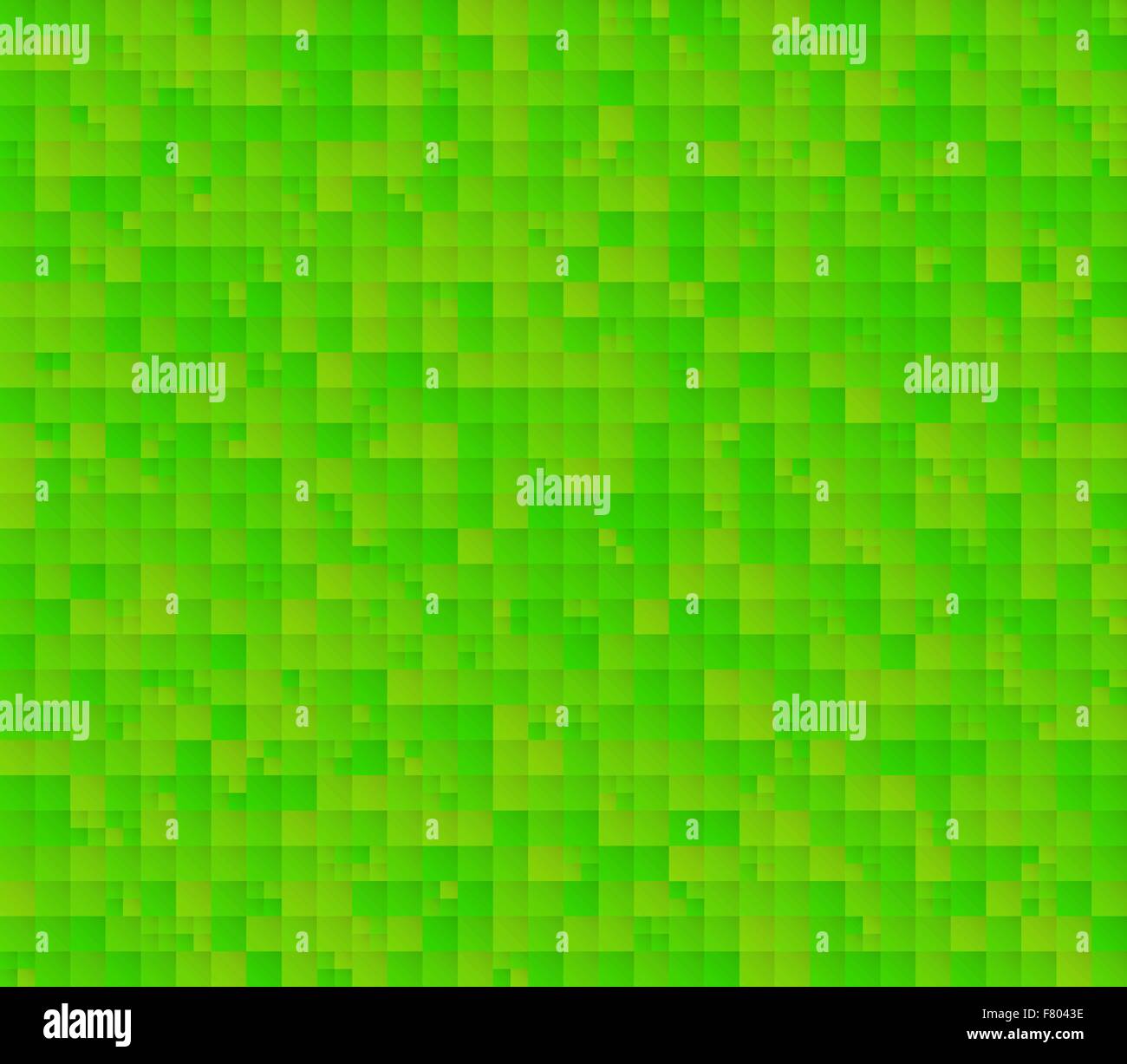 Abstract sfondo verde con quadrati Illustrazione Vettoriale