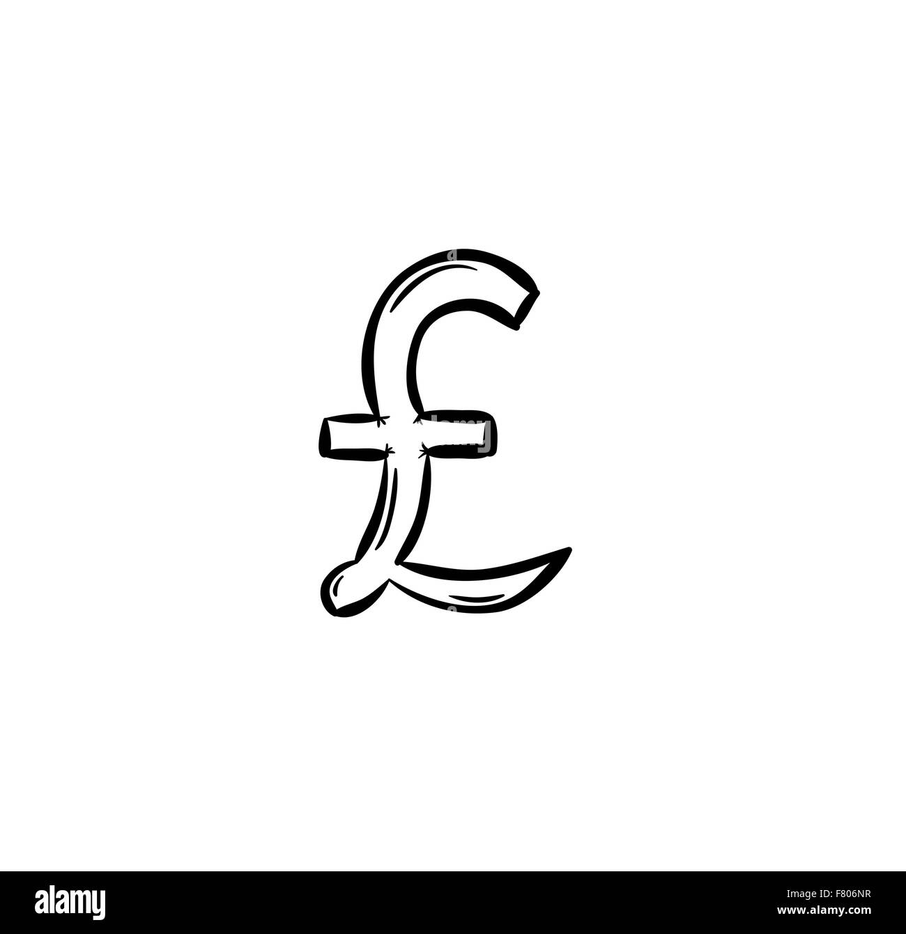 Valuta - pound Illustrazione Vettoriale