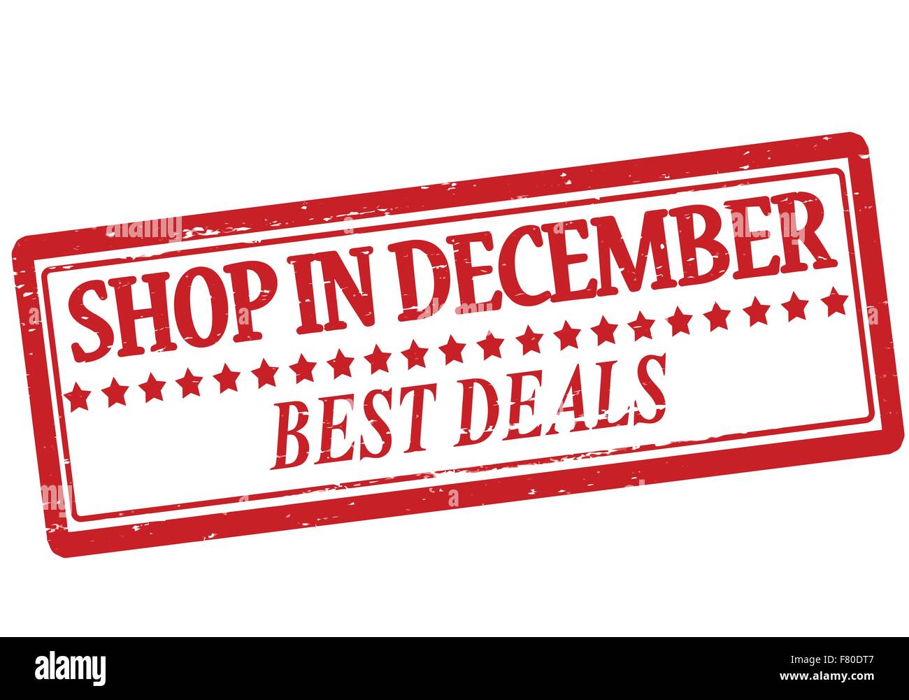Shop in Dicembre Illustrazione Vettoriale