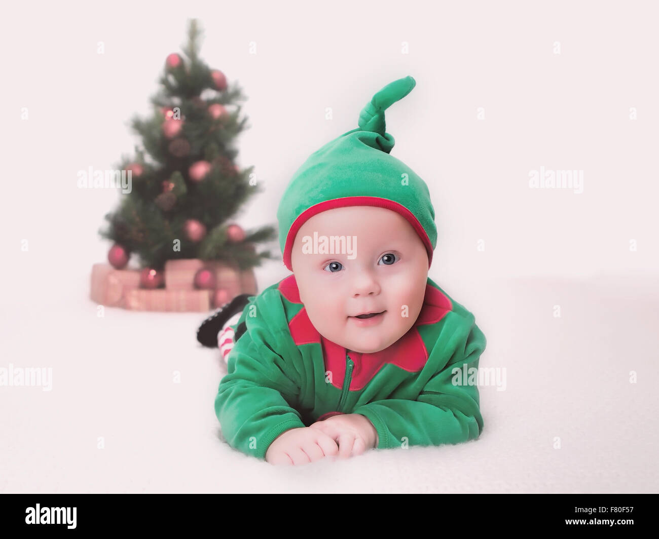 Santa's little helper Foto Stock