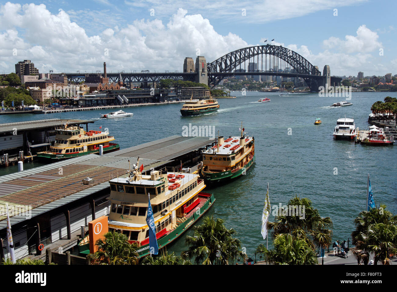 Il Circular Quay IO HO Sydney Australia Foto Stock