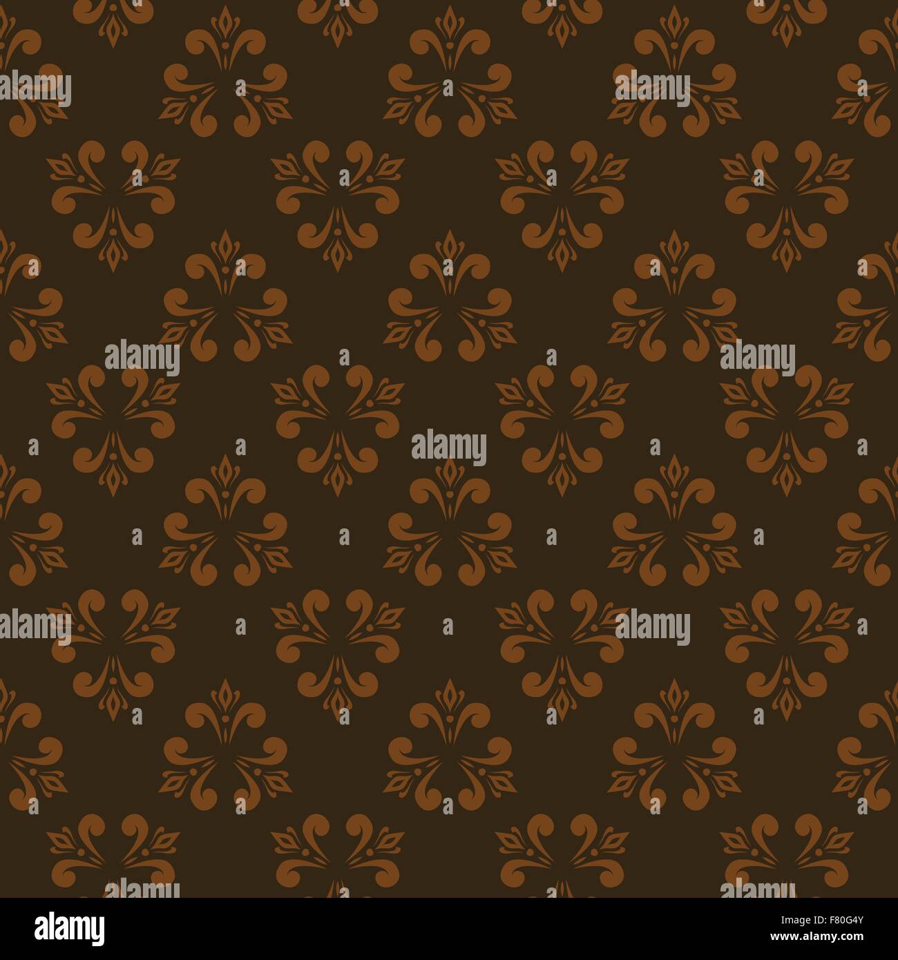 Brown seamless pattern astratti Illustrazione Vettoriale