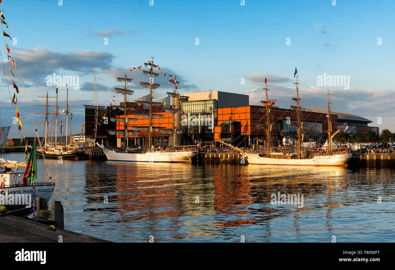 Tall Ships Belfast Irlanda del Nord 2015 Foto Stock
