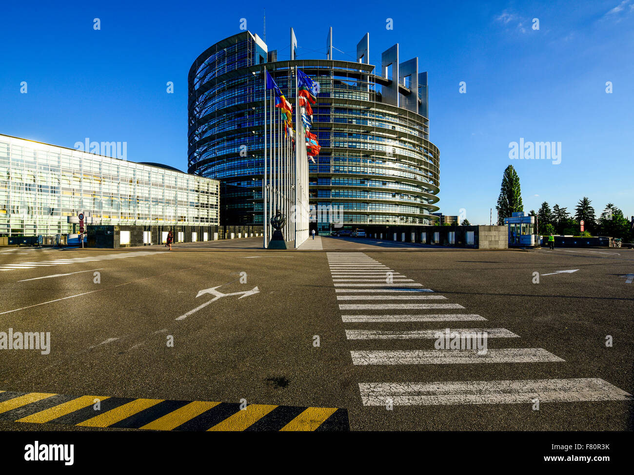 Il Parlamento europeo, Strasburgo, Alsazia, Francia Foto Stock