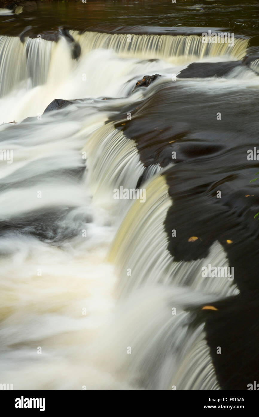 Ramo intermedio Ontonagon River, Bond Falls Scenic Sito, Michigan Foto Stock