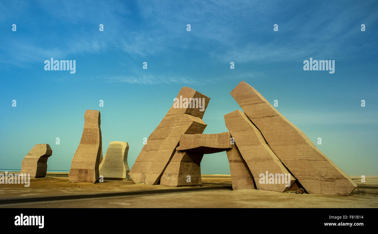 Ras Mohammad National Park Gate, Mar Rosso, Sharm El-Sheikh, Egitto Foto Stock