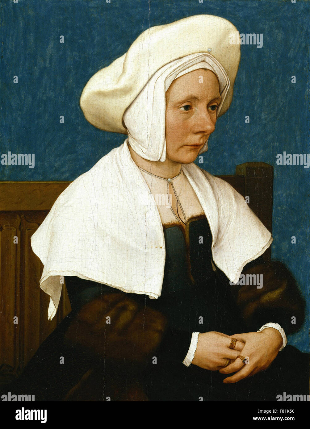 Hans Holbein il Giovane - UNA DONNA Foto Stock