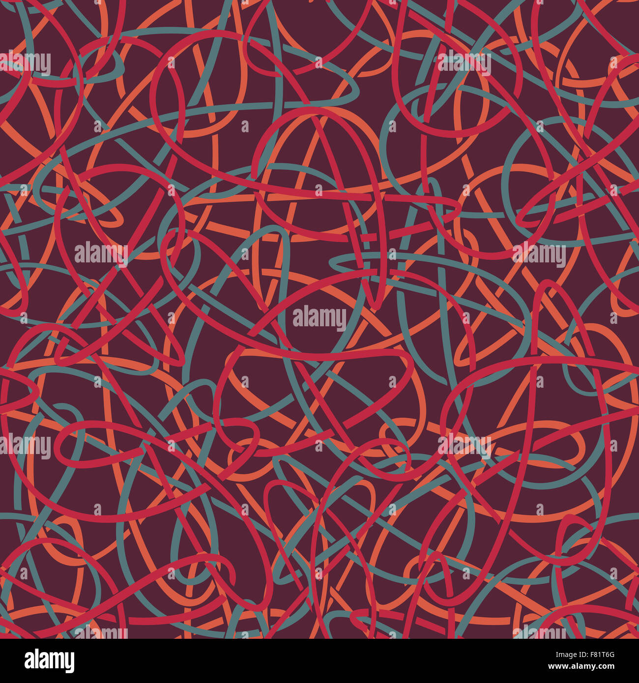 Scarabocchi. Seamless sfondo vettoriale. EPS 10 Foto Stock