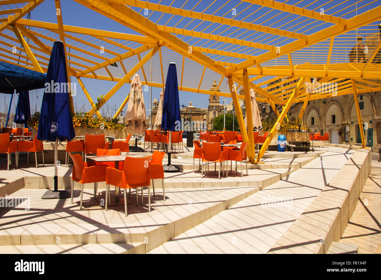 Il Grand Harbour tre città di malta Foto Stock