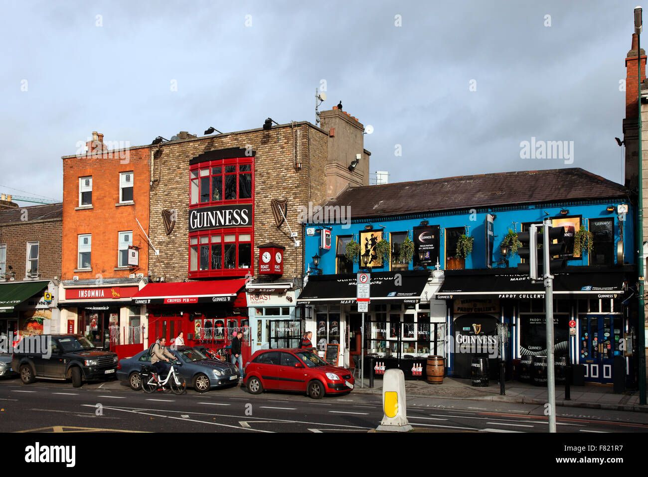 Vie di Dublino, Ballsbridge Dublin 4 Foto Stock