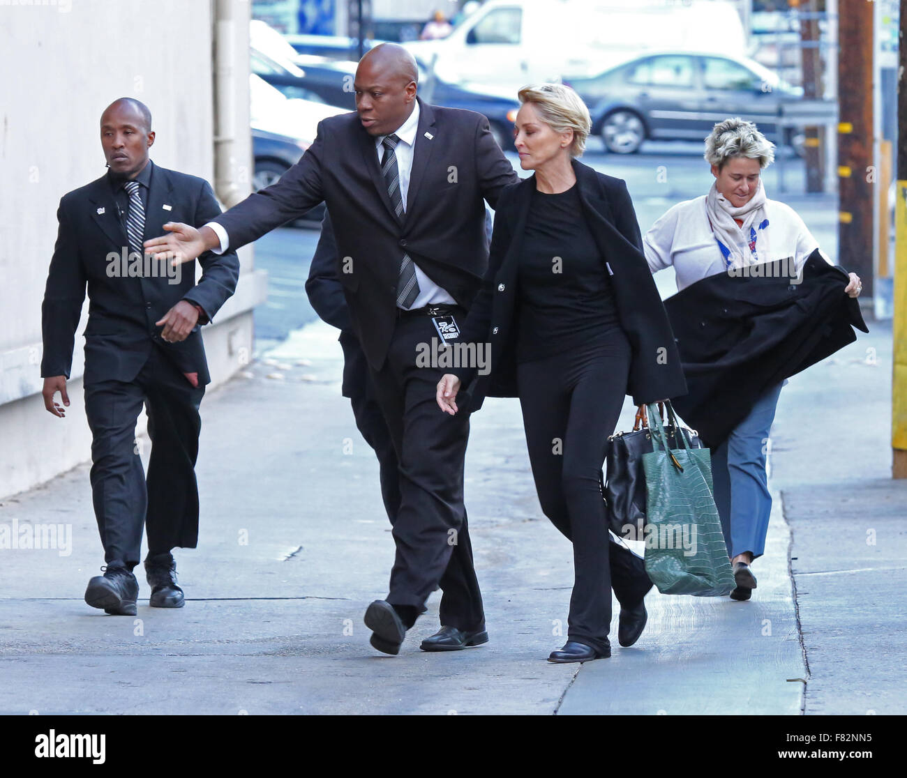 Sharon Stone a Jimmy Kimmel Live! Studios di Hollywood con: Sharon Stone dove: Los Angeles, California, Stati Uniti quando: 03 Nov 2015 Foto Stock