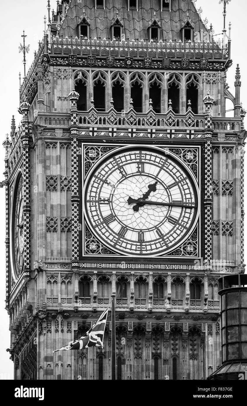 Case del Parlamento Londra vista di St Stephen's tower Foto Stock