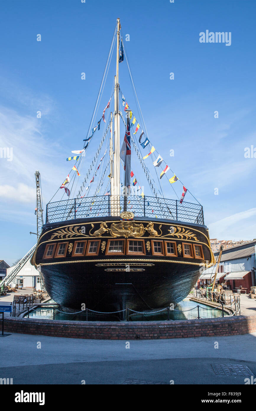 Brunel storica della SS Gran Bretagna, Bristol, Regno Unito Foto Stock