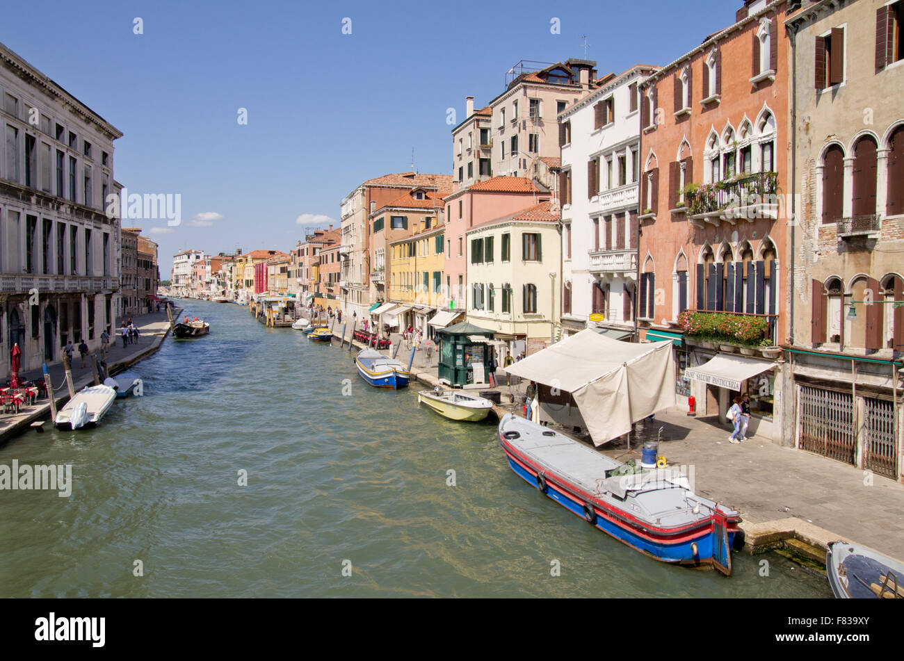 Canale di Cannnaregio Foto Stock