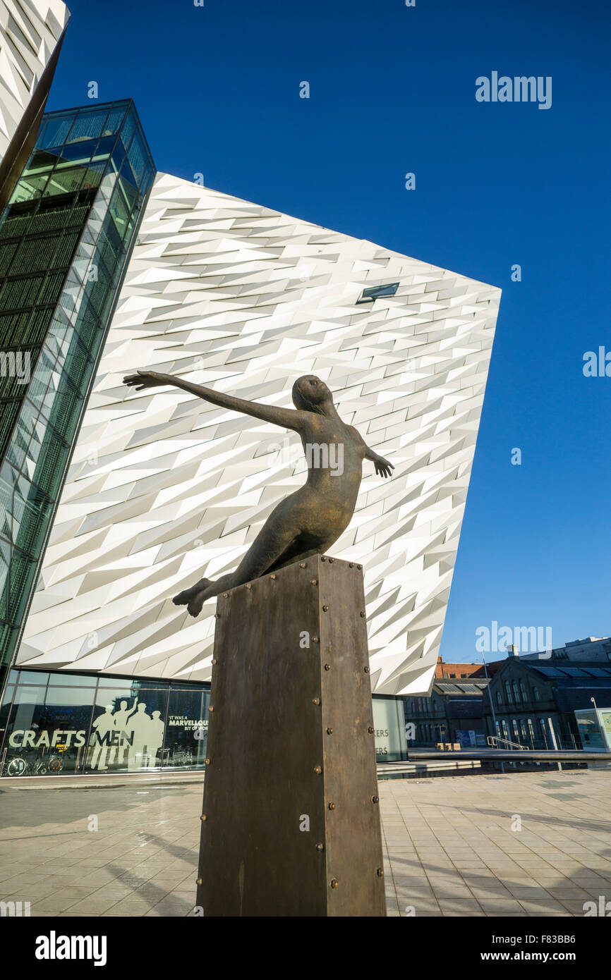 Il Titanic Museum di Belfast Foto Stock
