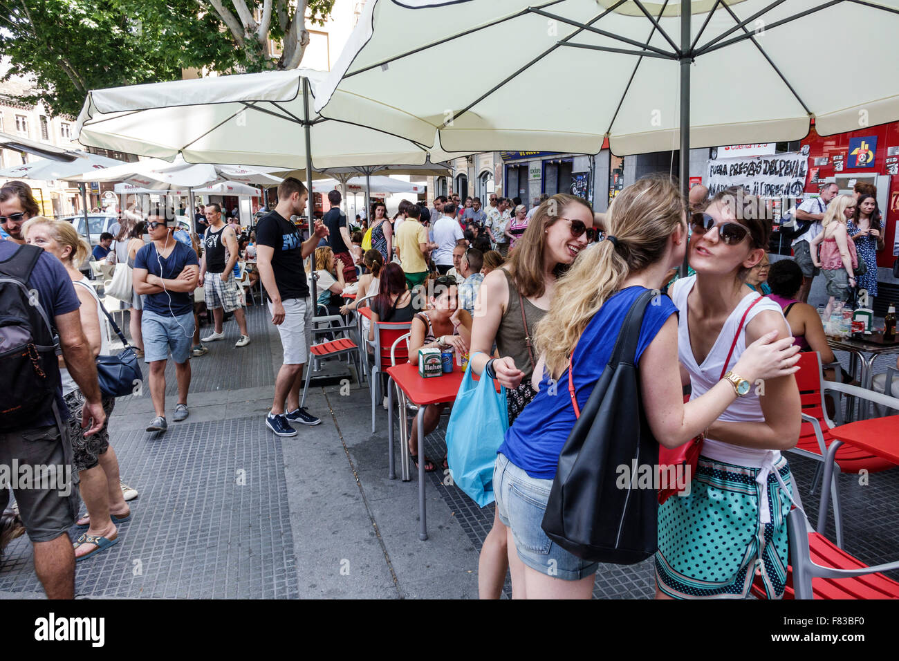 Madrid Spagna,Ispanico,Centro,Barrio de la Latina,mercato delle pulci di El Rastro,Plaza de Cascorro,Ribera de Curtidores,shopping shopper negozi negozi mar Foto Stock