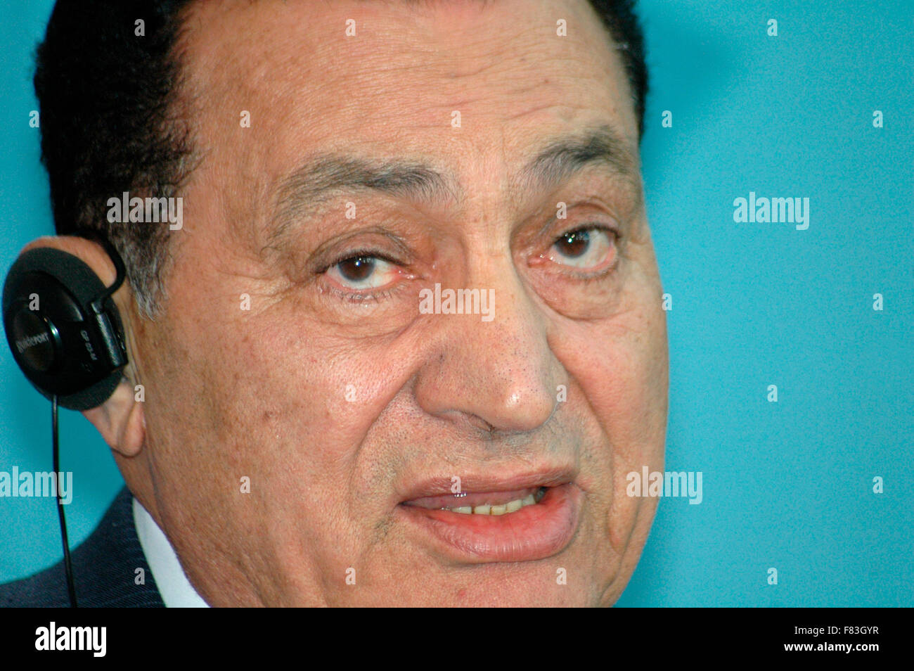 Hosni Mubarak - Treffen des aegyptischen Praesidenten mit der deutschen Bundeskanzlerin am 10. Mai 2006 im Bundeskanzleramt, Ber Foto Stock
