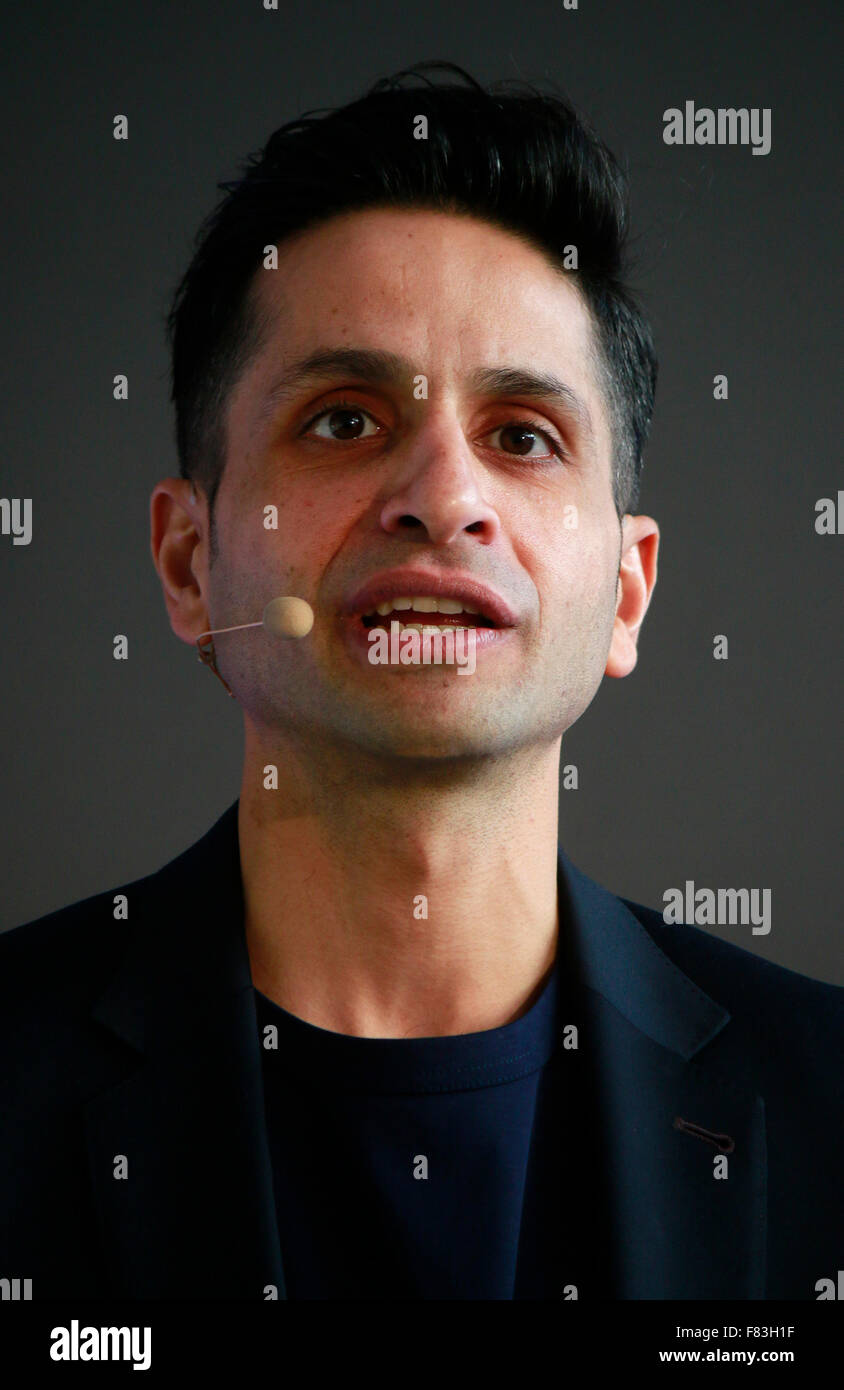 Amit Sood - Vorstellung der Kooperation zwischen den Berliner Philharmonikern und dem Google Cultural Institute, Philharmonie, 1 Foto Stock