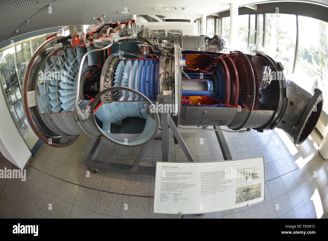 Navy e dirigibile mostra presso il Deutsches Museum di Monaco di Baviera, Baviera, Baviera, Germania Foto Stock