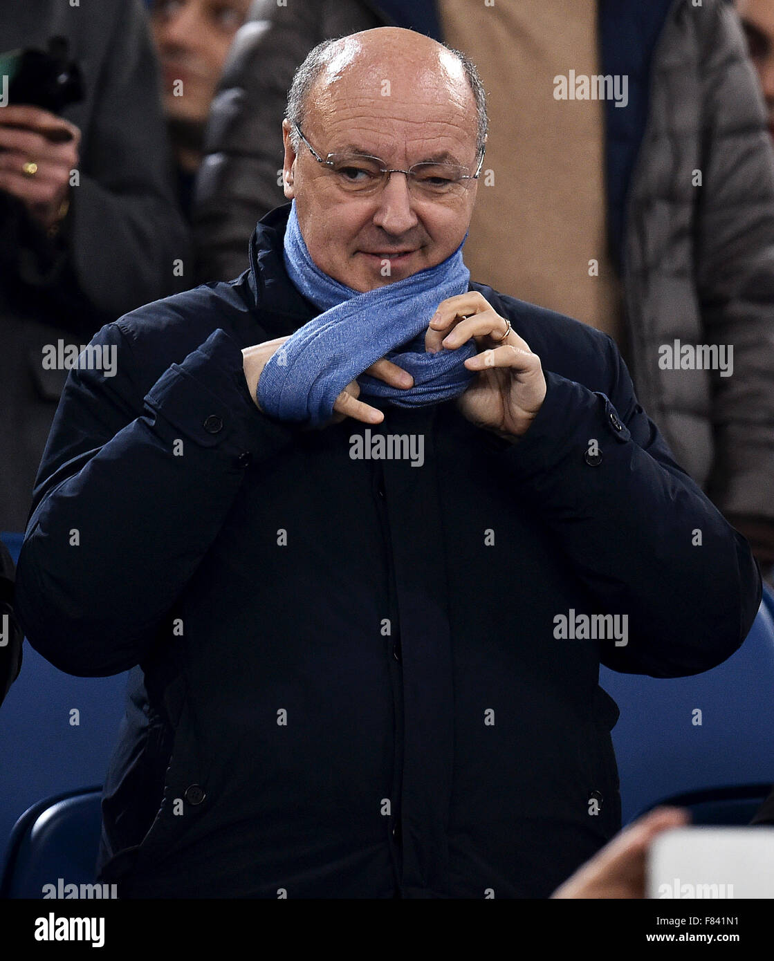 Roma, Italia. 04 Dic, 2015. Giuseppe Marotta Juventus Roma 04-12-2015 Stadio Olimpico Calcio Calcio 2015/2016 Serie A Lazio - Juventus Foto Andrea Staccioli Insidefoto / Credito: Insidefoto/Alamy Live News Foto Stock