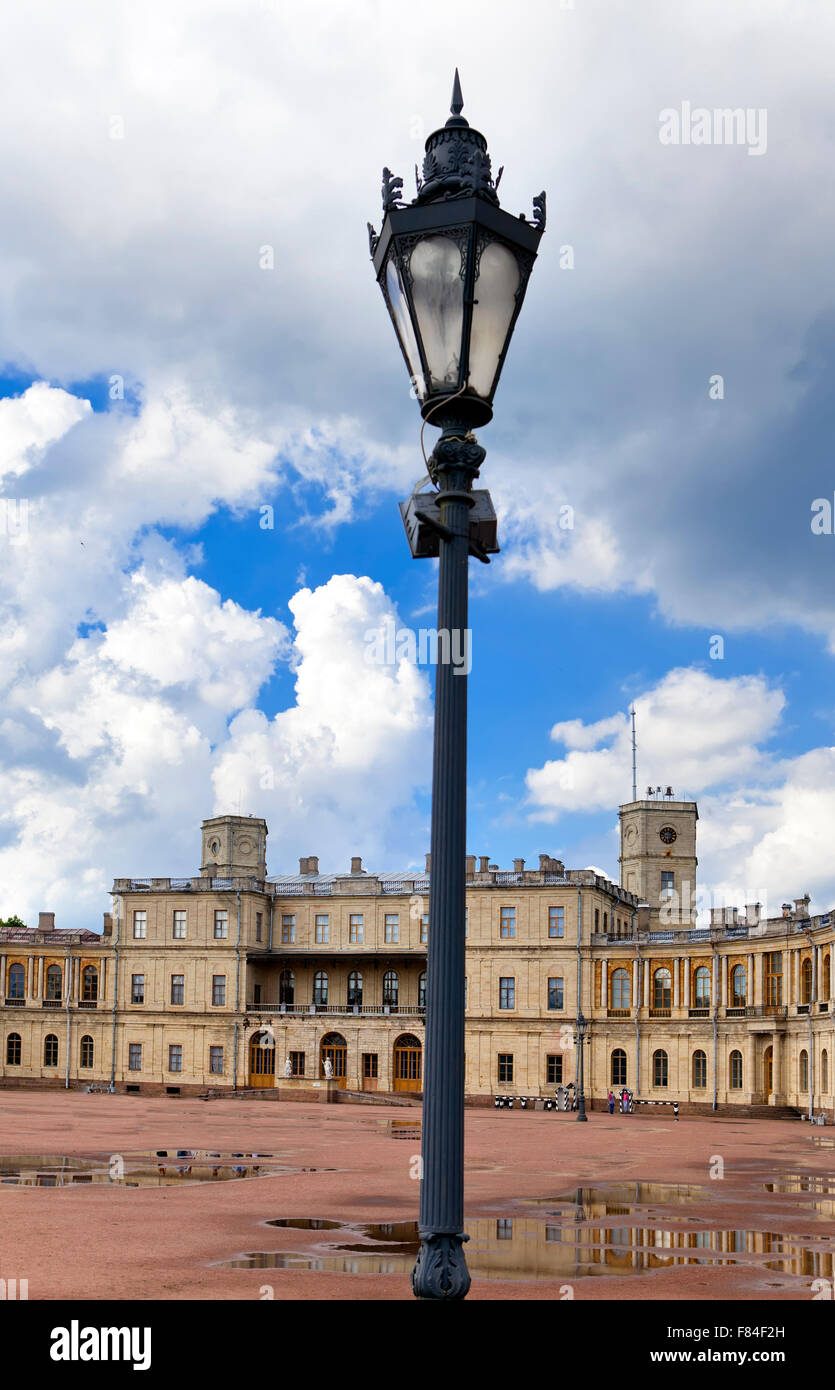 La Russia,Gatchina, parata a terra prima di palazzo, Foto Stock