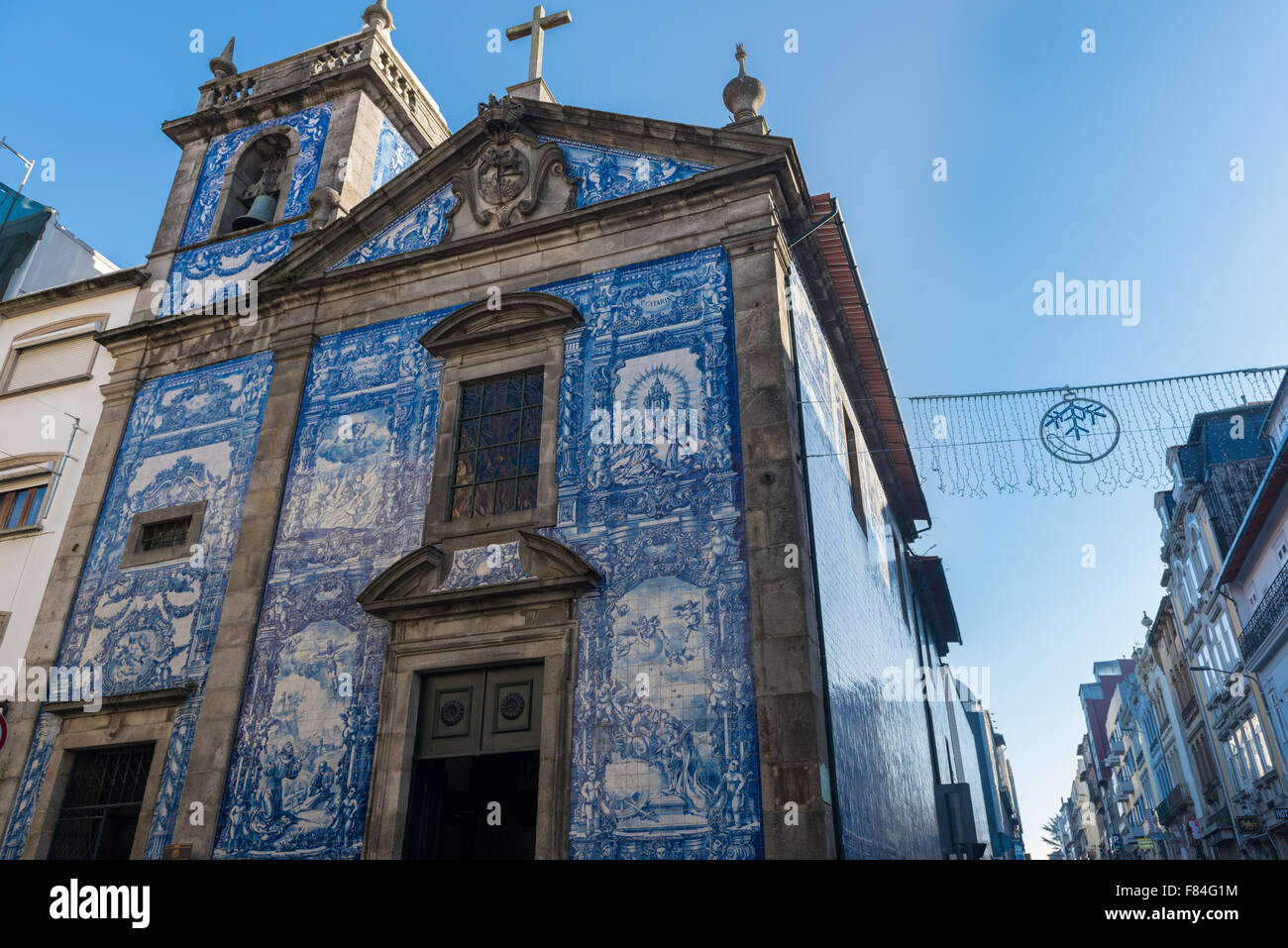 L'esterno dell'Capela das Almas,Porto Foto Stock