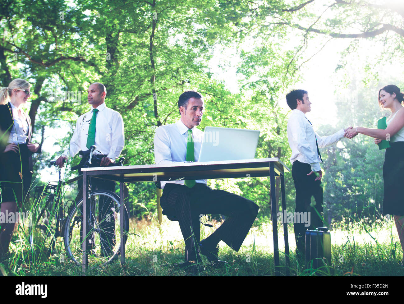 Ecologico foto a tema la concezione di business Foto Stock