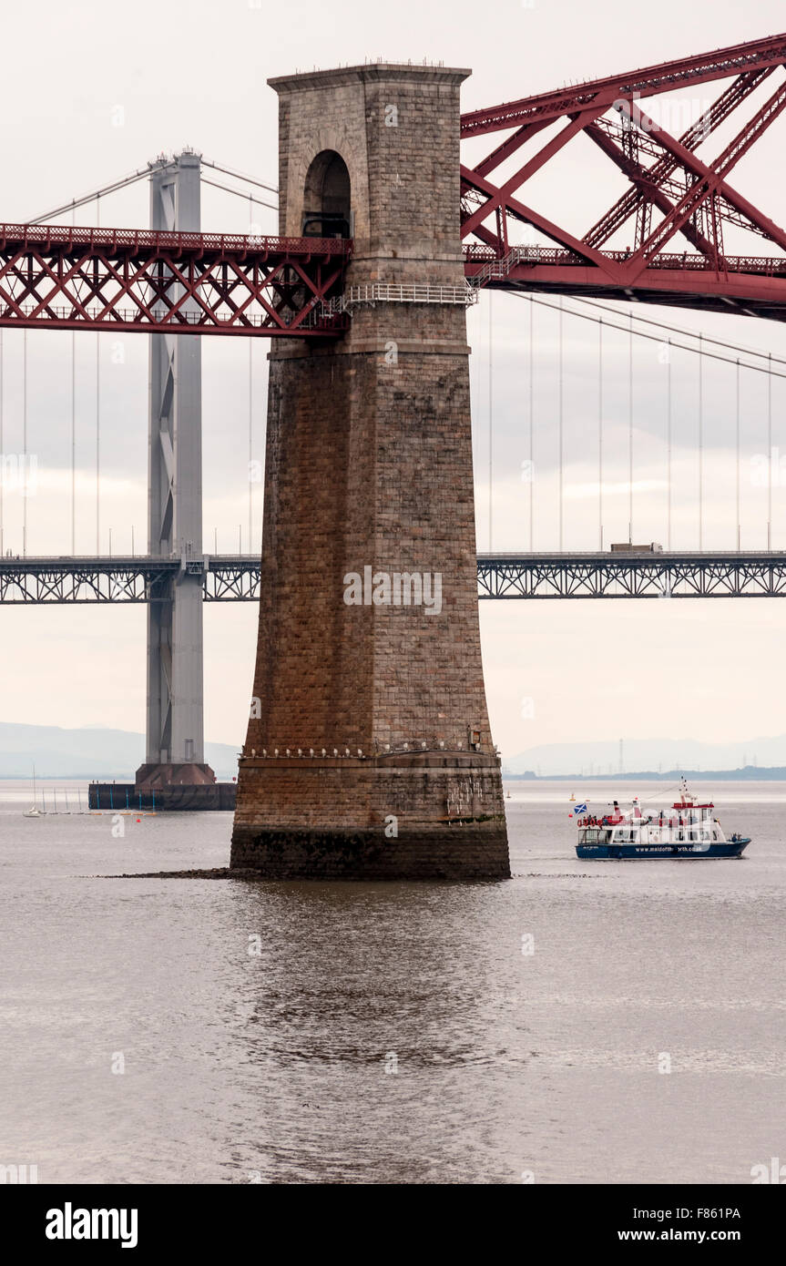 Forth Bridge, Edimburgo Foto Stock