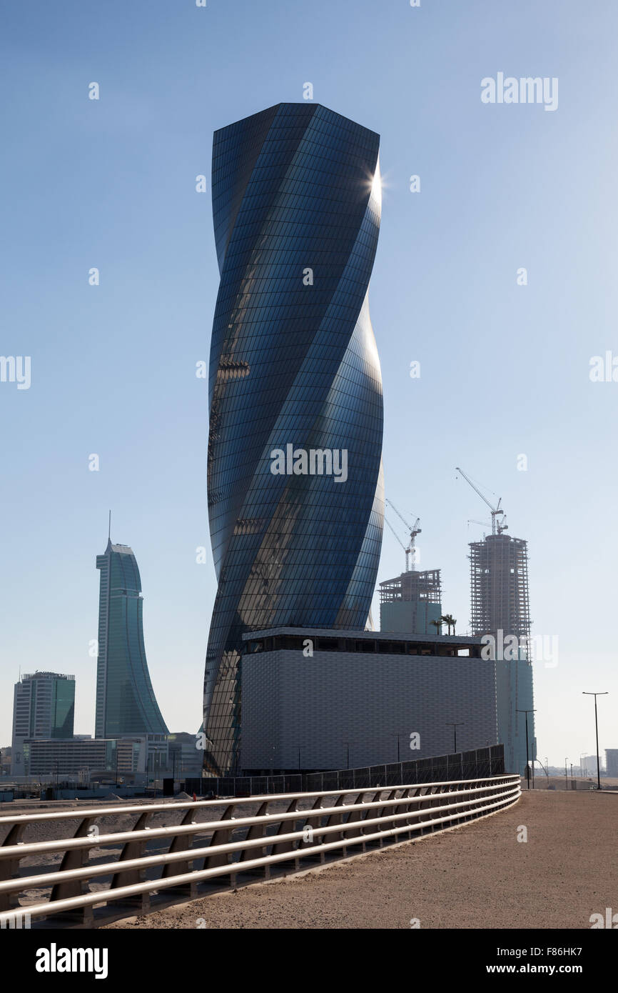 Nuovo Regno torre in Bahrain Bay, Manama Foto Stock