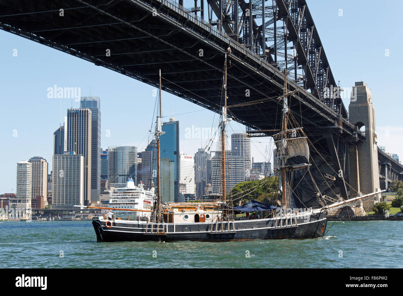 Il Ponte del Porto di Sydney IO HO Australia Foto Stock