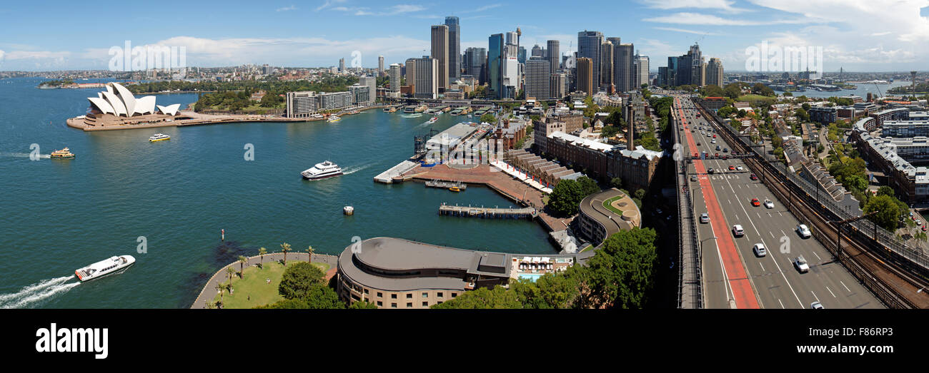 Vista dal pilone Lookout IO HO Sydney Australia Foto Stock
