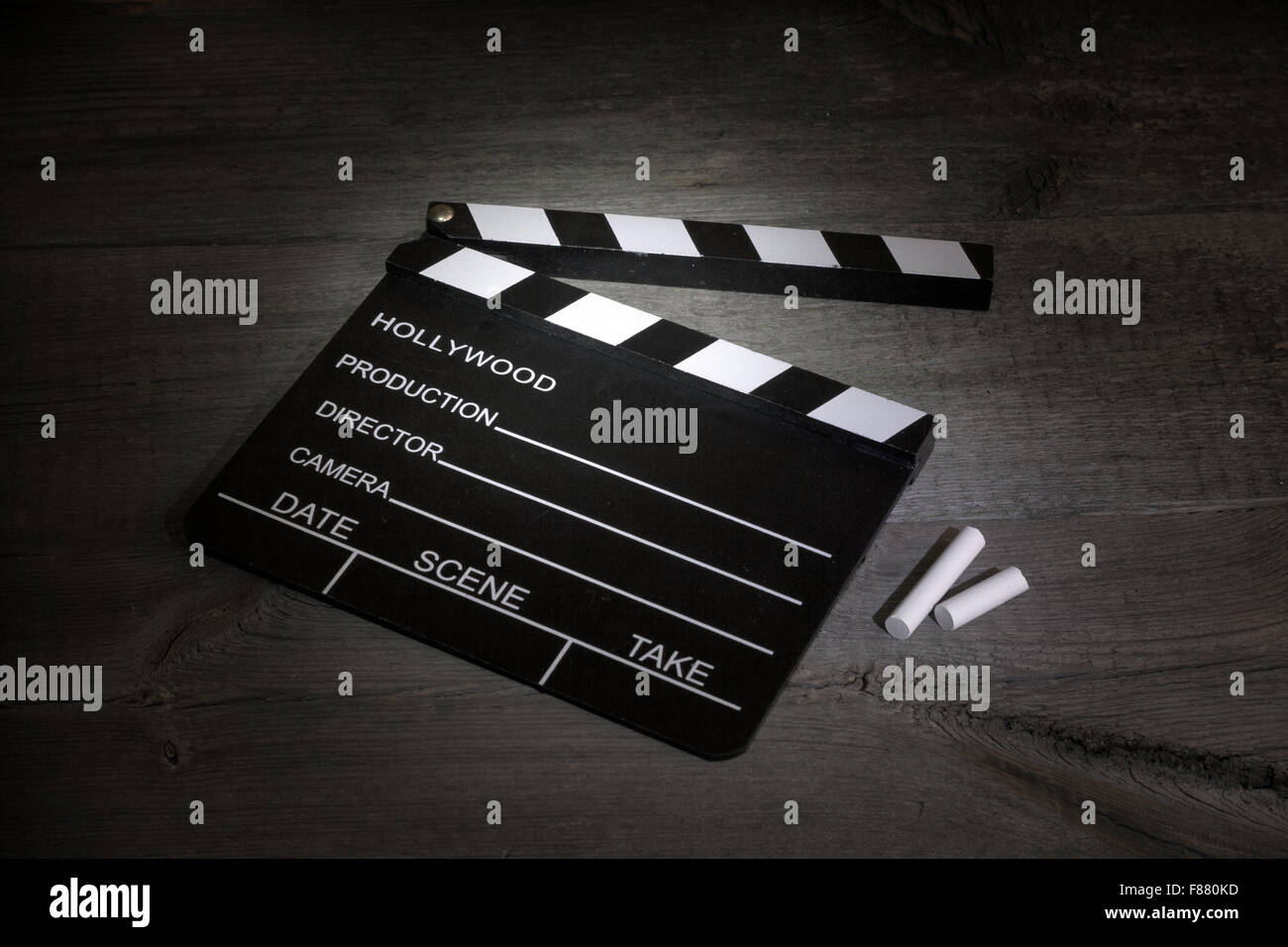 Filmato battaglio su schede madri vintage cinematografia segno astratto Foto Stock